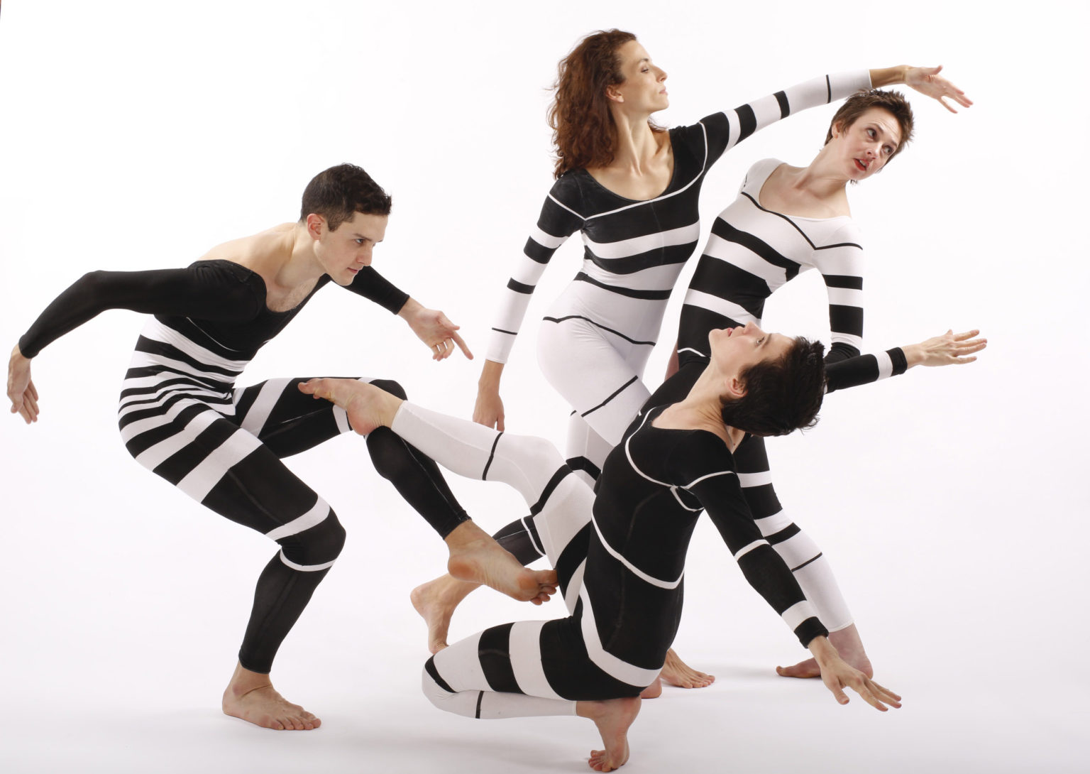 Dancers rehearsing in studio